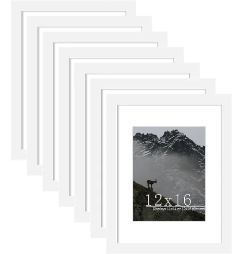 Miniatura 17 de Picrit Marco negro para póster de 24 x 34 pulgadas, paquete de 7 unidades, para fotos de 20 x 30 pulgadas con paspartú o de 24 x 34 pulgadas sin