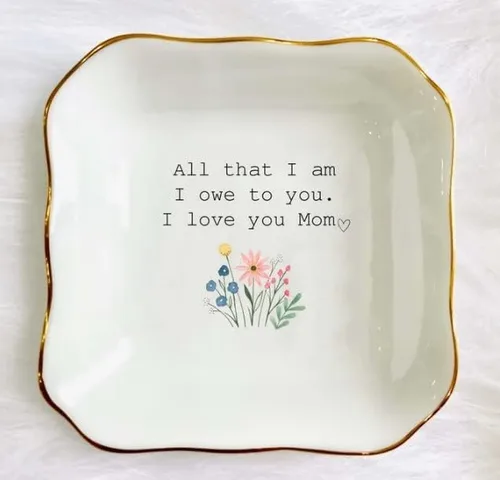 Miniatura 3 de Plato de cerámica para joyería, regalo de boda para la madre de la novia, regalo de despedida de soltera, regalos para mamá de novia, regalo
