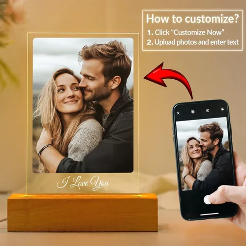 Miniatura 2 de Marco de fotos personalizado, marcos de fotos personalizados, regalos de aniversario personalizados de cumpleaños para mujeres, hombres, ella, él