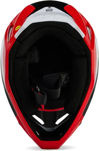 Miniatura 5 de Fox Racing Casco unisex para motocross V1, rojo fluorescente, XS