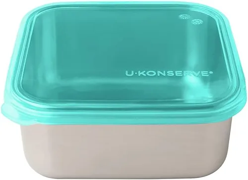 Miniatura 10 de U Konserve Contenedor de Caja Bento de Acero Inoxidable para Almacenamiento de Alimentos, Tapa de Silicona a Prueba de Fugas Apta para Lavavajillas