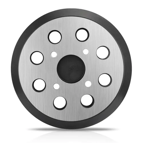Almohadilla de lijadora para Ridgid, almohadilla orbital de 5 pulgadas con 8 agujeros para lijadora Ridgid R2600 R2601 de 5" con gancho y bucle,