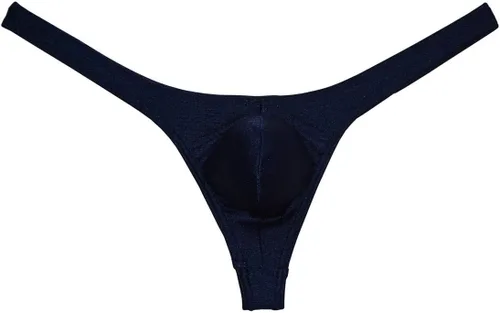 Miniatura 9 de OROCOJUCO Hombres Bolsa Tanga Dibujo Spandex T-Back Elástico Mini Escritos Bikini Ropa