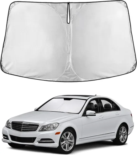 Miniatura 132 de Econour Parasol para parabrisas compatible con Honda Civic 2016-2021, protector de parasol plegable para ventana, bloquea los rayos UV y mantiene tu