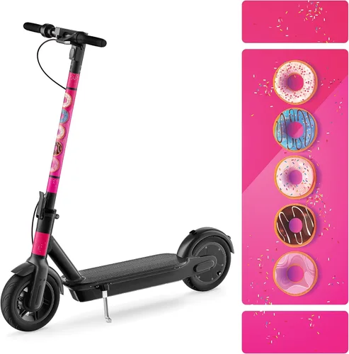 Calcomanías de vinilo autoadhesivas de alta calidad y fundas para patinete eléctrico de adultos, personaliza y protege tu viaje con estilo (Dunats)