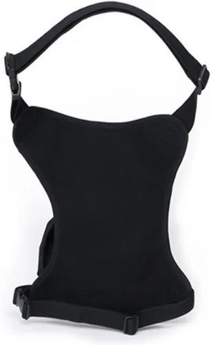 Miniatura 3 de Riñonera de lona, riñonera multiusos para carreras, táctica, de pierna caída, para motocicleta, ciclismo al aire libre, bolsa de muslo, Negro
