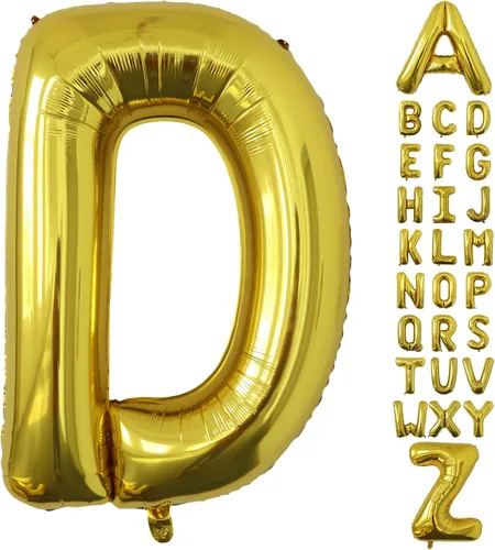Miniatura 185 de SINBEE Globo dorado del número 10, papel de aluminio Mylar de 40 pulgadas, decoración de fiesta reutilizable para cumpleaños, aniversario, Oro