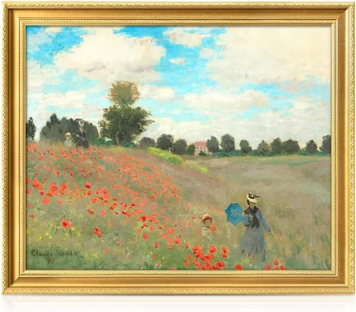 Miniatura 48 de Pinturas clásicas mundiales de Claude Monet Impresión giclée sobre lienzo alargado, pieza de galería para colgar y decorar el hogar, The CliffWalk