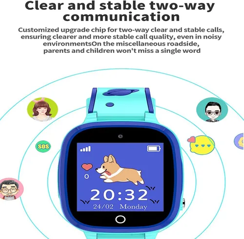 Miniatura 5 de Niños reloj inteligente 1.44" pantalla a color impermeable niños
