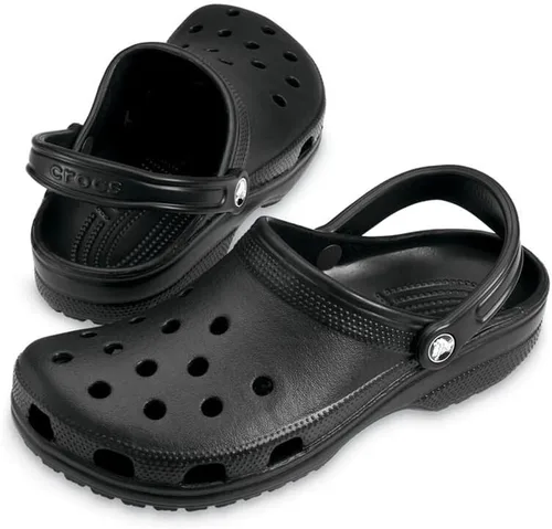 Miniatura 3 de Crocs - Zuecos unisex, color negro, talla 10 de EE. UU. para hombre