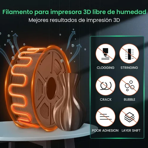 Miniatura 3 de SUNLU Caja secadora oficial de filamentos S2, temperatura máxima de 70℃, ventilador de circulación incorporado, caja de almacenamiento de filamentos