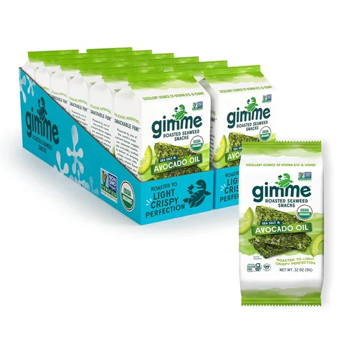 Miniatura 11 de Aperitivos de alga orgánica tostada de GimMe Health Foods