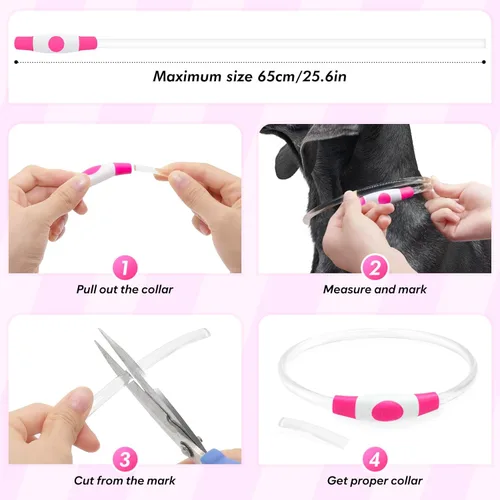 Miniatura 5 de BSEEN Collar de perro iluminado, collar de perro con luces LED recargables tipo C, impermeable, brillante, de poliuretano termoplástico, con luces