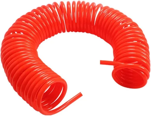 Miniatura 8 de Manguera de herramienta de compresor de aire, OD8 x ID5mm tubo de resorte de poliuretano manguera de presión de aire tubo espiral para compresor