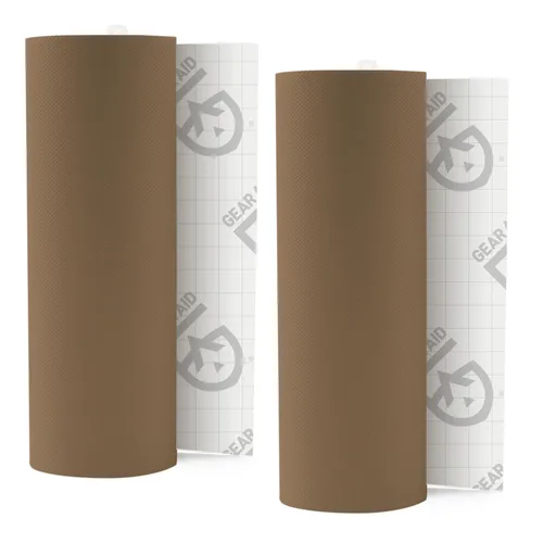 Miniatura 11 de GEAR AID - Cinta adhesiva resistente para reparación de tela y vinilo Tenacious, 3 x 20 pulgadas, color verde OD, reparación rápida de agujeros