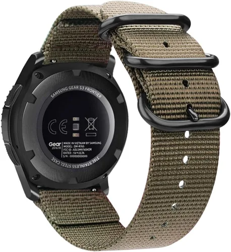 Fintie - Correas deportiva de nailon suave de 0.87 pulgadas compatibles con Samsung Galaxy Watch 3 de 1.77 pulgadas, Galaxy Watch 1.81 pulgadas,