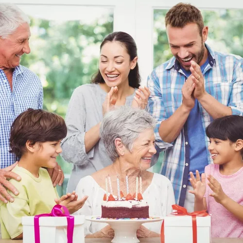 Miniatura 2 de Regalos de cumpleaños para mujer, collar de círculos de cadena de plata de ley para 30, 40, 50, 60, 70, 80, 90, cumpleaños, para mujer de 30, 40