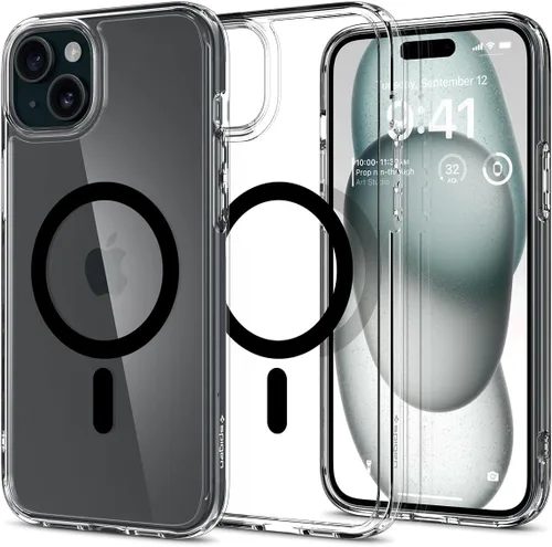 Miniatura 421 de Spigen Funda para iPhone 13 Mini, ultra híbrida MagFit [antiamarilleo] [compatible con Magsafe] - Transparente