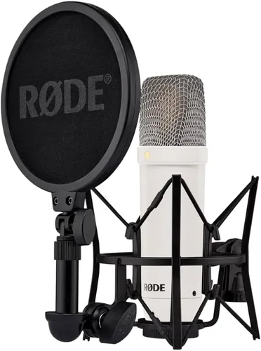 Miniatura 10 de RØDE NT1 Signature Series Micrófono condensador de gran diafragma con soporte de choque, filtro pop y cable XLR para producción de música, grabación