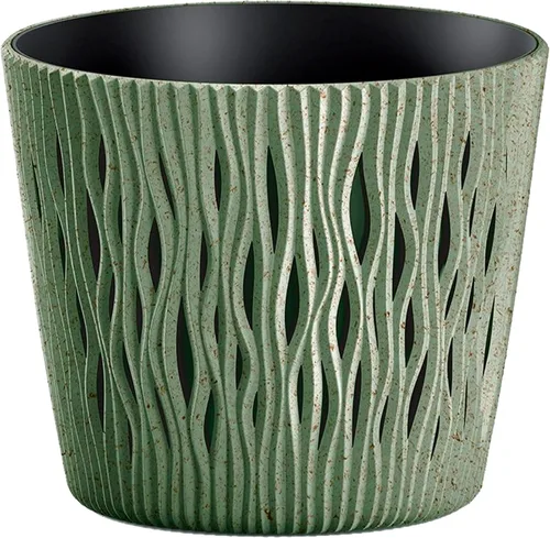 Miniatura 9 de Prosperplast Maceta, Madera, Verde, Muy pequeño