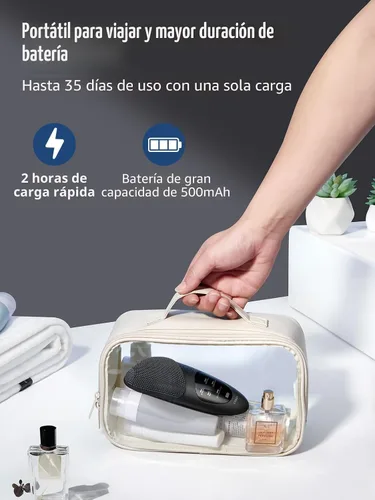 Miniatura 9 de COSLUS Cepillo de limpieza facial de silicona JMY05: Cepillo de lavado facial portátil impermeable recargable, 4 modos de limpieza, exfoliante