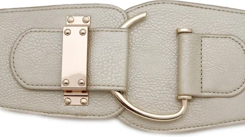 Miniatura 25 de TFJ - Cinturón ancho de moda para mujer, cintura alta, hebilla de gancho de metal dorado, talla XS, S, M, L, XL