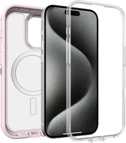 Miniatura 4 de OtterBox Funda transparente para iPhone 15 Pro (solamente) Defender Series XT - Mountain Frost (transparente), sin pantalla, resistente, se ajusta a