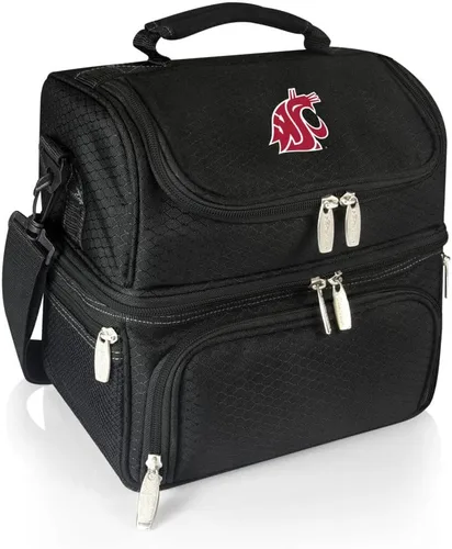 Miniatura 27 de PICNIC TIME NCAA Nebraska Cornhuskers Pranzo - Lonchera aislada con juego de pícnic, bolsa enfriadora para el almuerzo Negro