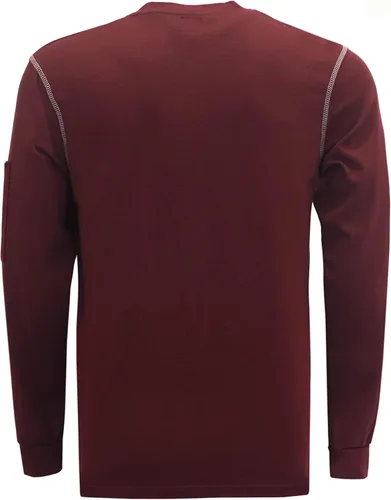 Miniatura 86 de KONRECO Camisas FR para hombre resistentes al fuego/ignífugo CAT2 7oz algodón dos tonos y camisa Henley
