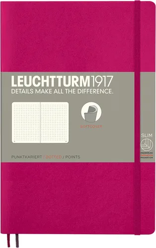 Miniatura 14 de LEUCHTTURM1917 - Cuaderno de tapa blanda de tapa blanda B6+ - 123 páginas numeradas para escribir y escribir en diario (Doted, Sage)