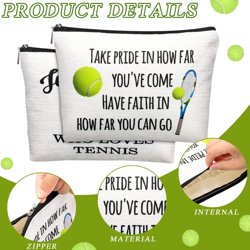 Miniatura 3 de Geosar 4 piezas de regalos de fútbol bolsa de maquillaje para mujeres, mamá, equipo, regalo inspirador para jugadores de fútbol, amantes