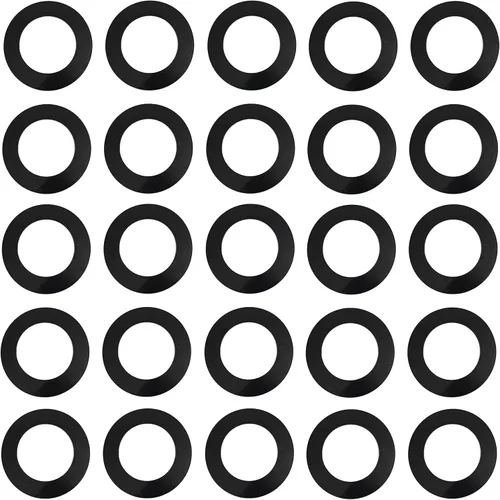 Miniatura 8 de Anillos de plástico de 10 pulgadas, anillo de luz empotrado para luces de lata, accesorio de iluminación multicolor en blanco o negro