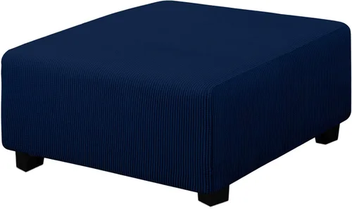 Miniatura 142 de Easy-Going Funda Elástica para Otomana Taburete de Almacenamiento Plegable Protector de Muebles Funda Rectangular Suave con Parte Inferior Elástica
