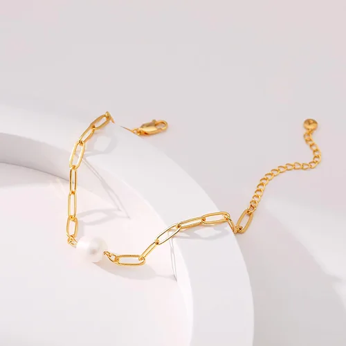 Miniatura 68 de Delicadas pulseras de oro para mujer, chapado en oro 18, ajustable, mal de ojo, mariposa, cuentas, perla, corazón, turquesa, hecha a mano para mujer