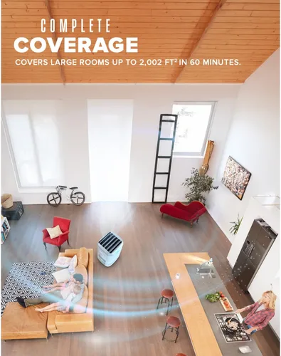 Miniatura 6 de Nuwave Forever - Purificador de aire para el hogar, habitación grande de hasta 2,002 pies cuadrados, sensores duales, 7 filtros fáciles de limpiar
