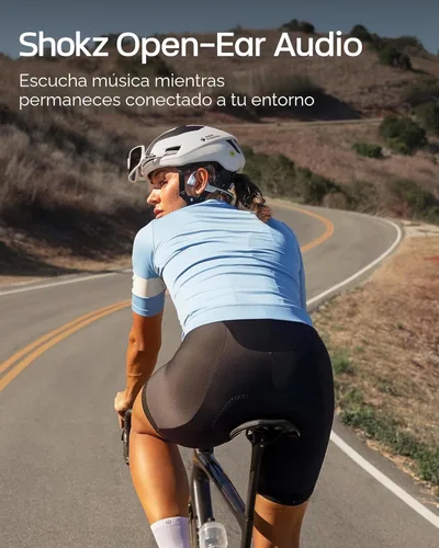Miniatura 6 de SHOKZ OpenRun Pro - Auriculares de conducción de 2 huesos, auriculares deportivos inalámbricos Bluetooth de oreja abierta para correr, Azul