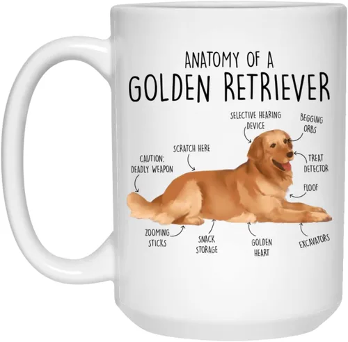 Miniatura 2 de Divertida taza de café Golden Retriever, lindo regalo Golden Retriver, amante de los perros, regalo para ella, él, Golden Retriever mamá, papá