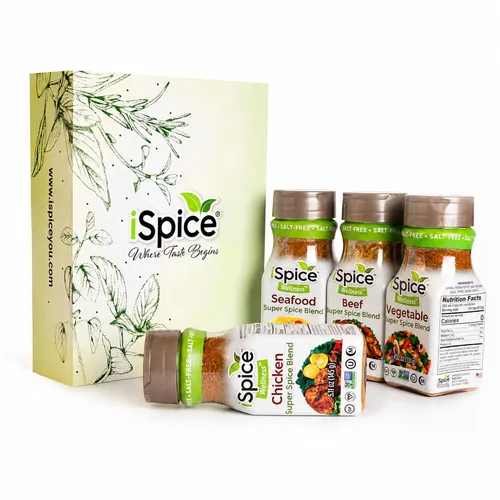 Miniatura 15 de iSpice - Sin sal Sin azúcar Mezcla de especias súper saludable 100% libre de grasa pura para pollo Todo natural Listo para usar tal cual