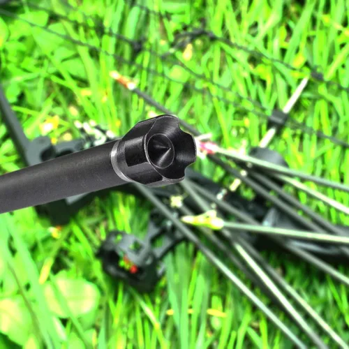 Miniatura 3 de 100/125 Grain Small Game Broadheads 12PK Judo Points Small Game Arrow Tips Screw-in Arrowheads Negro 125 Grano