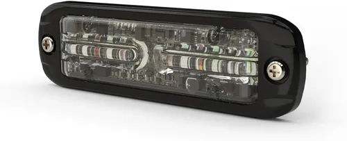 Miniatura 2 de ECCO LED ámbar direccional de alta intensidad 0.76 amperios 12V 24V montaje en superficie luz de advertencia impermeable construcción precaución