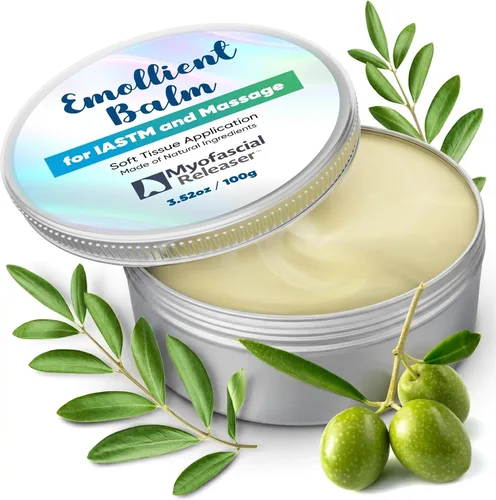 Myofascial Releaser Bálsamo emoliente para IASTM y Gua Sha – Bálsamo de masaje no graso para deslizamiento de herramientas y carrocería – Bálsamo de