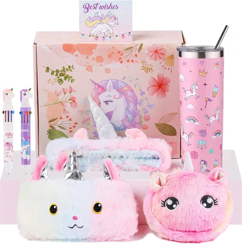 Juego de regalos de unicornio de Navidad para niñas, juguetes para niños, caja de regalo de cumpleaños para adolescentes, regalos de Pascua para