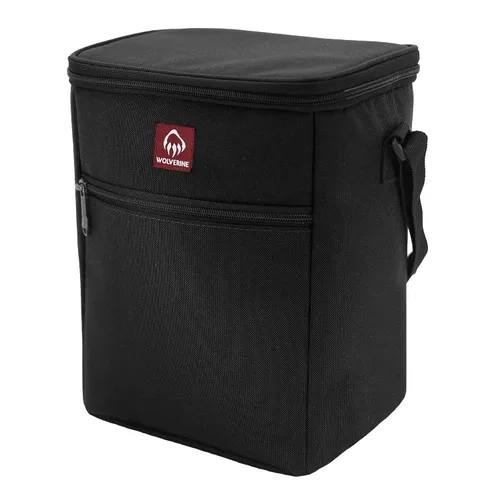 Wolverine Bolsa térmica para 24 latas | Aislada | Reutilizable | Resistente | Resistente al agua | Sitio de trabajo | Exterior | Viaje | Maletereo |
