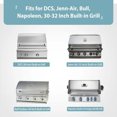 Miniatura 2 de SHINESTAR Cubierta de Parrilla Empotrada de 33'' para DCS, Jenn-Air, Bull, Napoleon, Coyote y Weber, Cubierta Superior de Parrilla de Isla