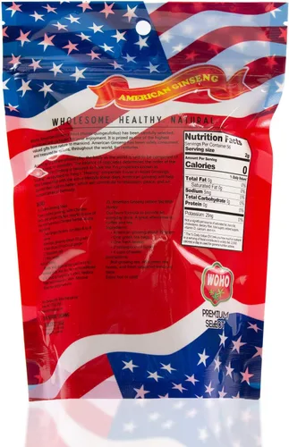 Miniatura 2 de WOHO - Bolsas de ginseng americano de 4 onzas (largas, medianas y pequeñas)