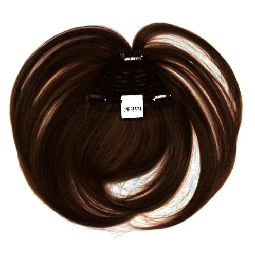 Miniatura 3 de Hairdo Trendy Fringe Just Bangs Hairpiece Add-On por Hairuwear, R10 Castaño