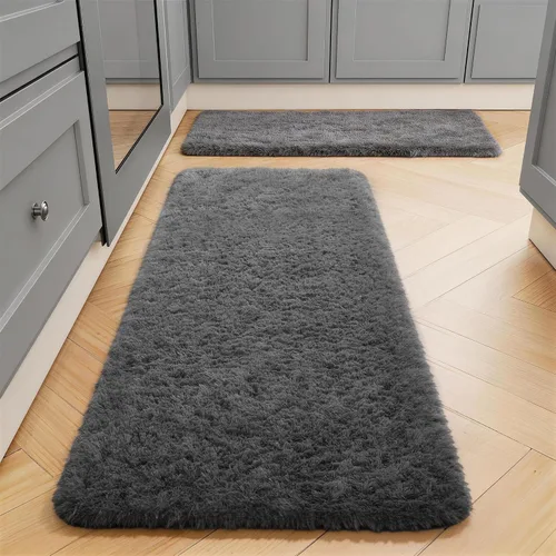 Miniatura 175 de Ophanie Alfombra Verde de Césped, Alfombras de Área para Dormitorio, Alfombra Shag Esponjosa de 4x6 pies, Suave Peluda Afelpada Linda para Niños 7