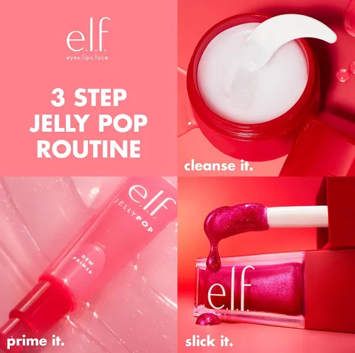 Miniatura 7 de e.l.f. Jelly Pop Dew Primer, Imprimación Facial Translúcida de Edición Limitada Para Hidratar y Suavizar la Piel y Fijar el Maquillaje, Vegano