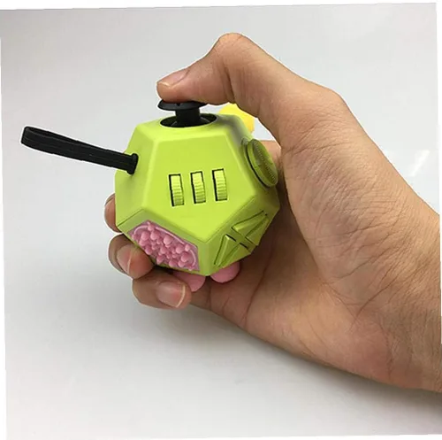 Miniatura 2 de 1 unidad, cubo de 12 caras juguetes antidepresión alivio del estrés para añadir, autismo, niños y niñas adultos