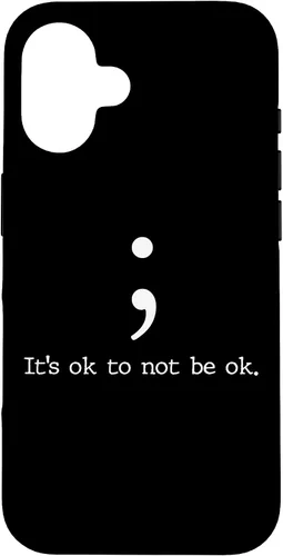 Miniatura 31 de Mental Health Awareness Shirts Semicolon Quote Gift Case for iPhone 17